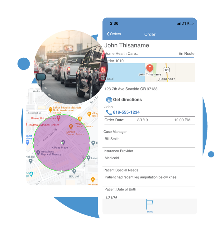 Tracking vehicles and employees with a workforce management platform