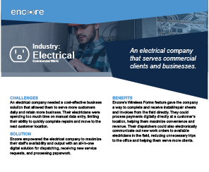 Electrician software use case