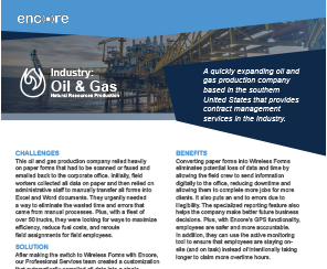 oil and gas use case