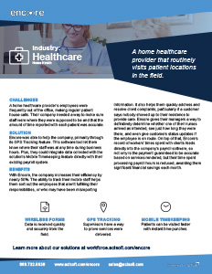 Home Health Services use case