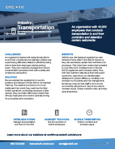 Correctional Facility and Detention Center Transport use case